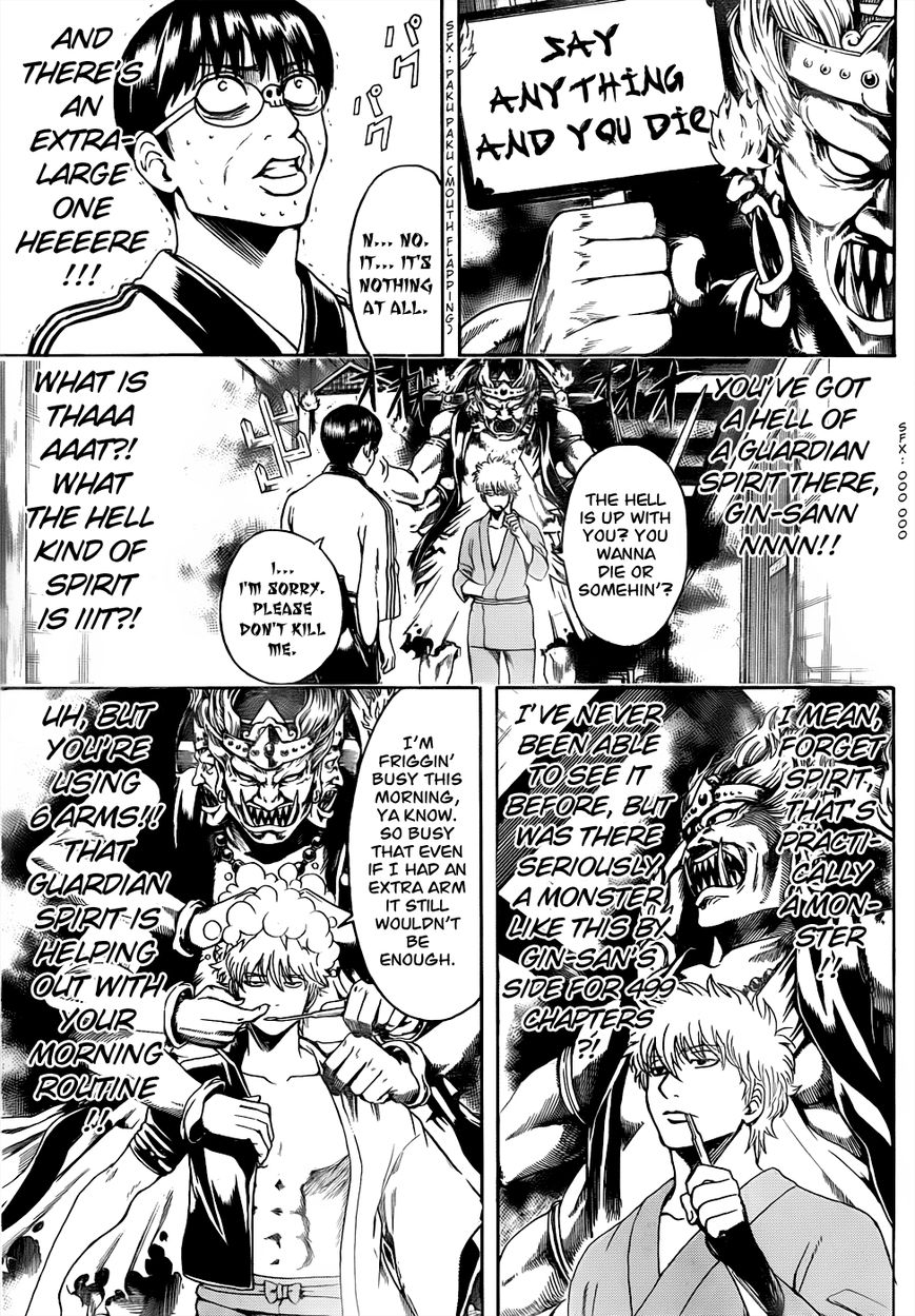 Gintama Chapter 499 page 7 - Chapter 499 : Glasses are Part of the Heart