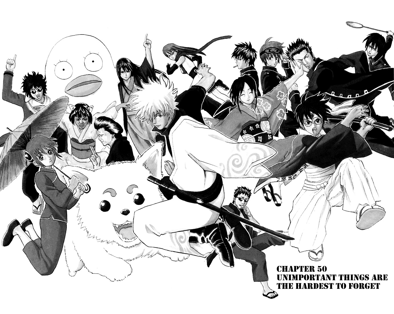 Gintama Chapter 50 page 10 - Chapter 50 : Lesson 50: Unimportant Things Are The Hardest To Forget.