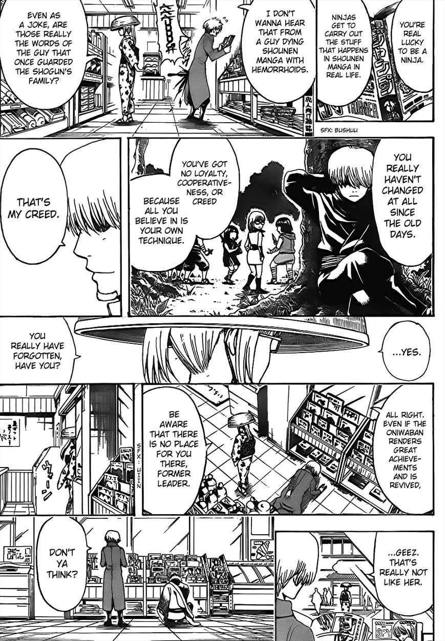 Gintama Chapter 502 page 9 - Chapter 502 : Shoguns of Light and Shadow