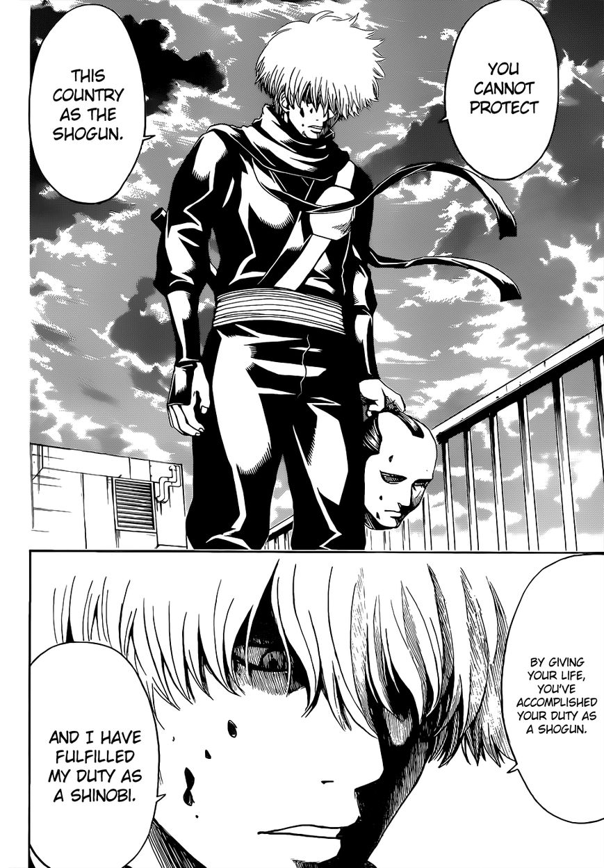 Gintama Chapter 504 page 10 - Chapter 504 : A Shogun's Duty and a Shinobi's Duty