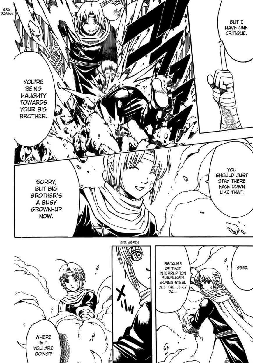 Gintama Chapter 515 page 8 - Chapter 515 : Battle to Take a Country and Quarrel Between Siblings