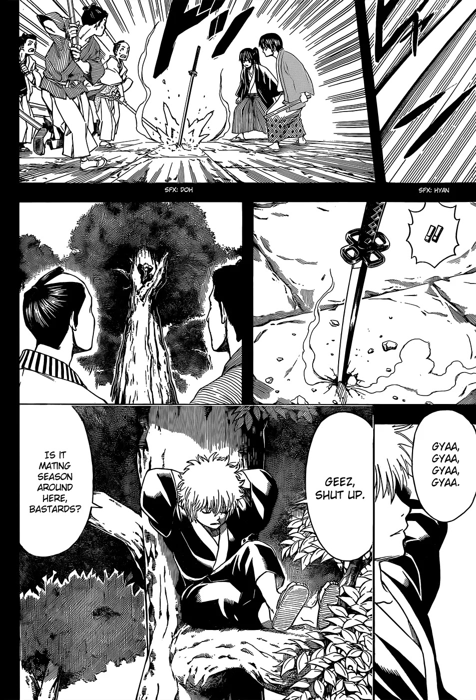 Gintama Chapter 516 page 16 - Chapter 516 : Two Good-For-Nothings