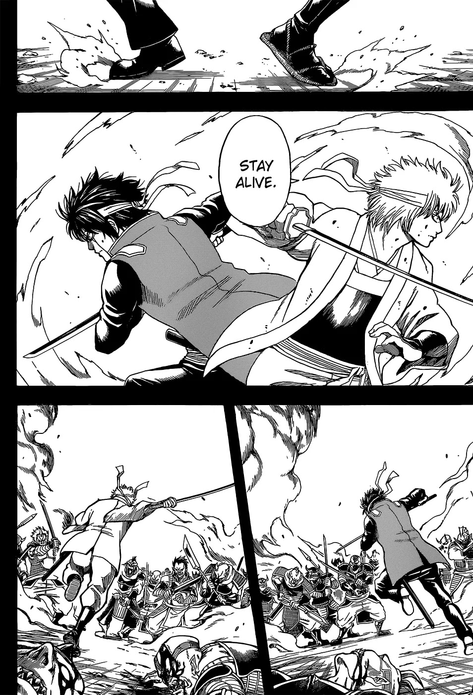 Gintama Chapter 516 page 4 - Chapter 516 : Two Good-For-Nothings