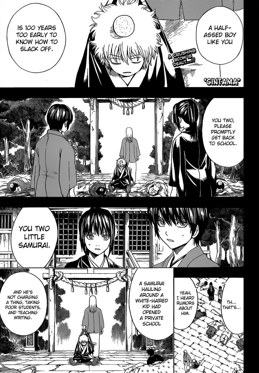 Gintama Chapter 517 page 1 - Chapter 517 : Each One's Samurai
