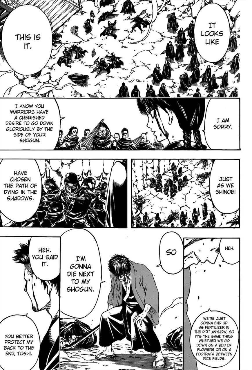 Gintama Chapter 521 page 11 - Chapter 521 : After the War, the Crow Caws