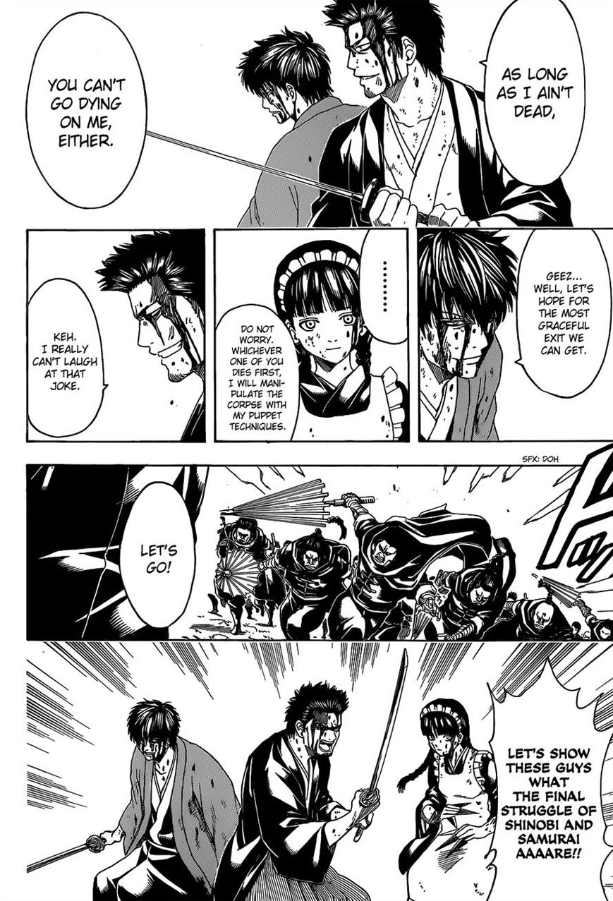Gintama Chapter 521 page 12 - Chapter 521 : After the War, the Crow Caws