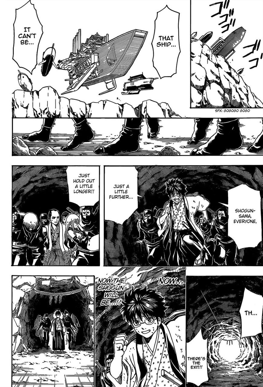 Gintama Chapter 521 page 14 - Chapter 521 : After the War, the Crow Caws