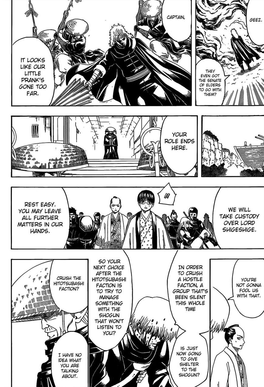 Gintama Chapter 521 page 18 - Chapter 521 : After the War, the Crow Caws