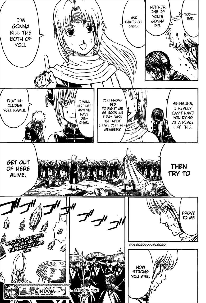 Gintama Chapter 522 page 19 - Chapter 522 : The Disciples of Shouyou