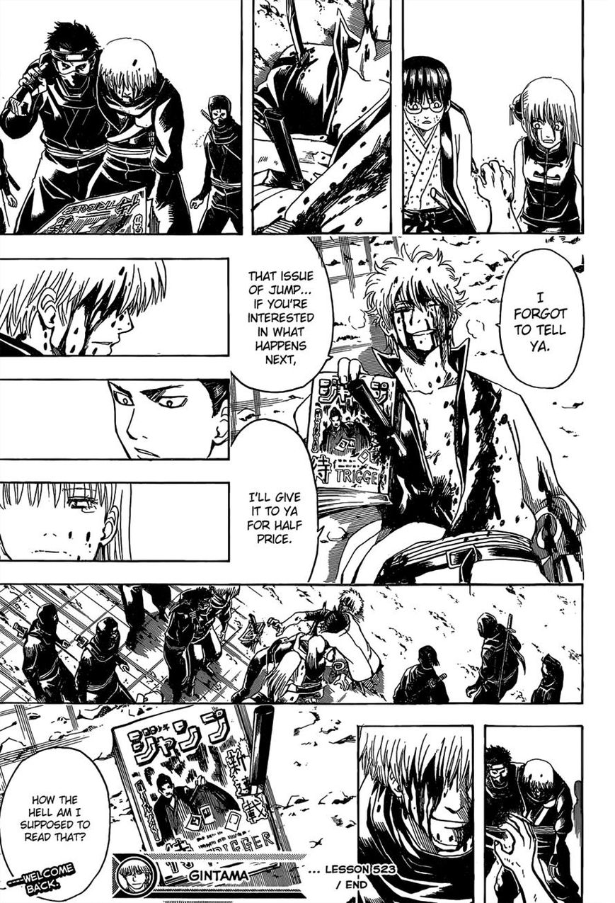 Gintama Chapter 523 page 18 - Chapter 523 : Resistance