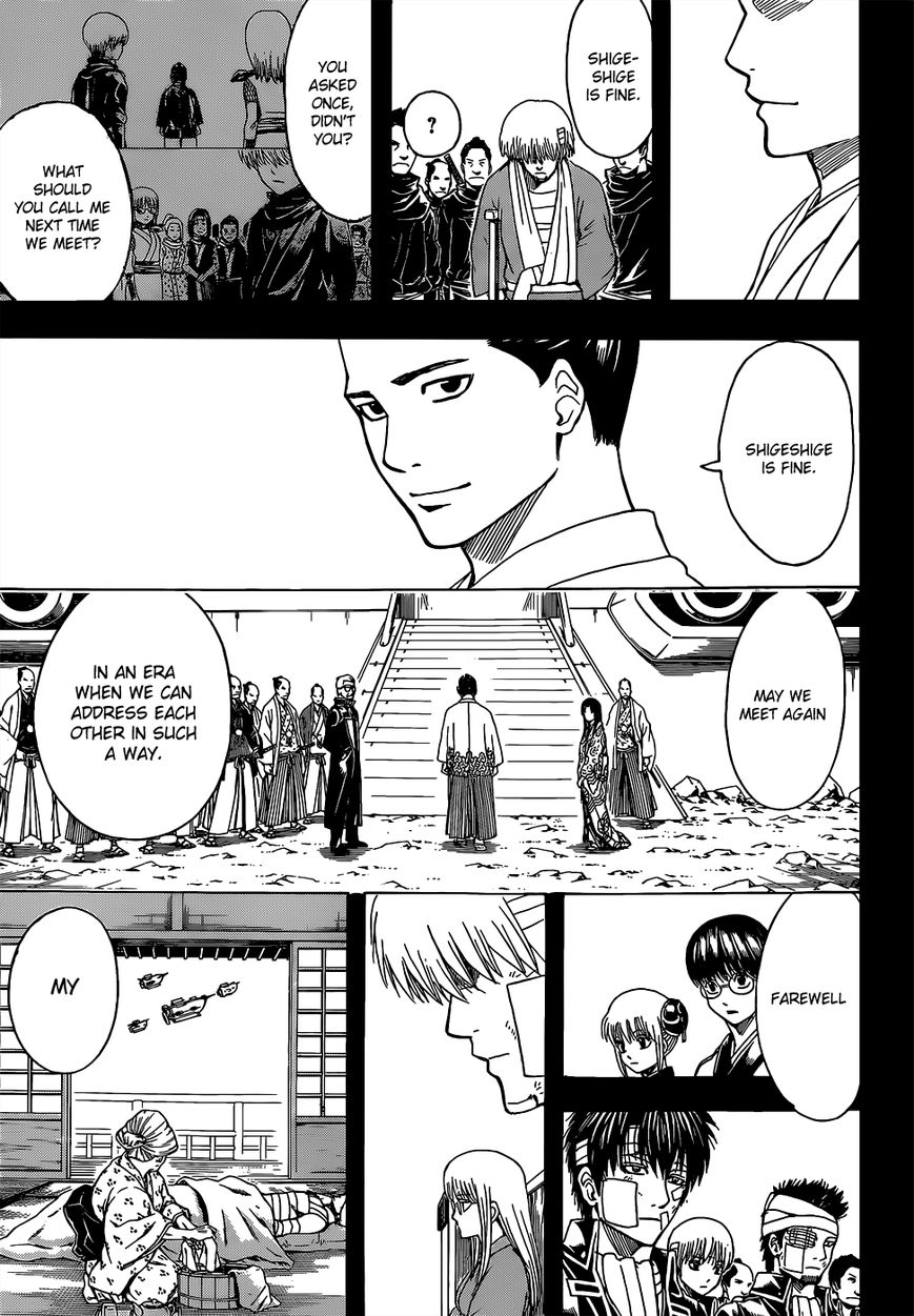 Gintama Chapter 524 page 9 - Chapter 524 : Farewell, Pal