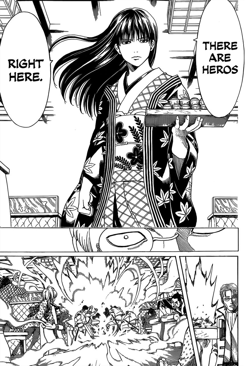 Gintama Chapter 528 page 13 - Chapter 528 : Heroes Show Up Late
