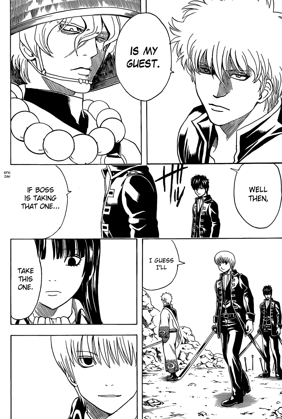 Gintama Chapter 535 page 14 - Chapter 535 : Shinsengumi Kyokuchuu Hatto Article 47
