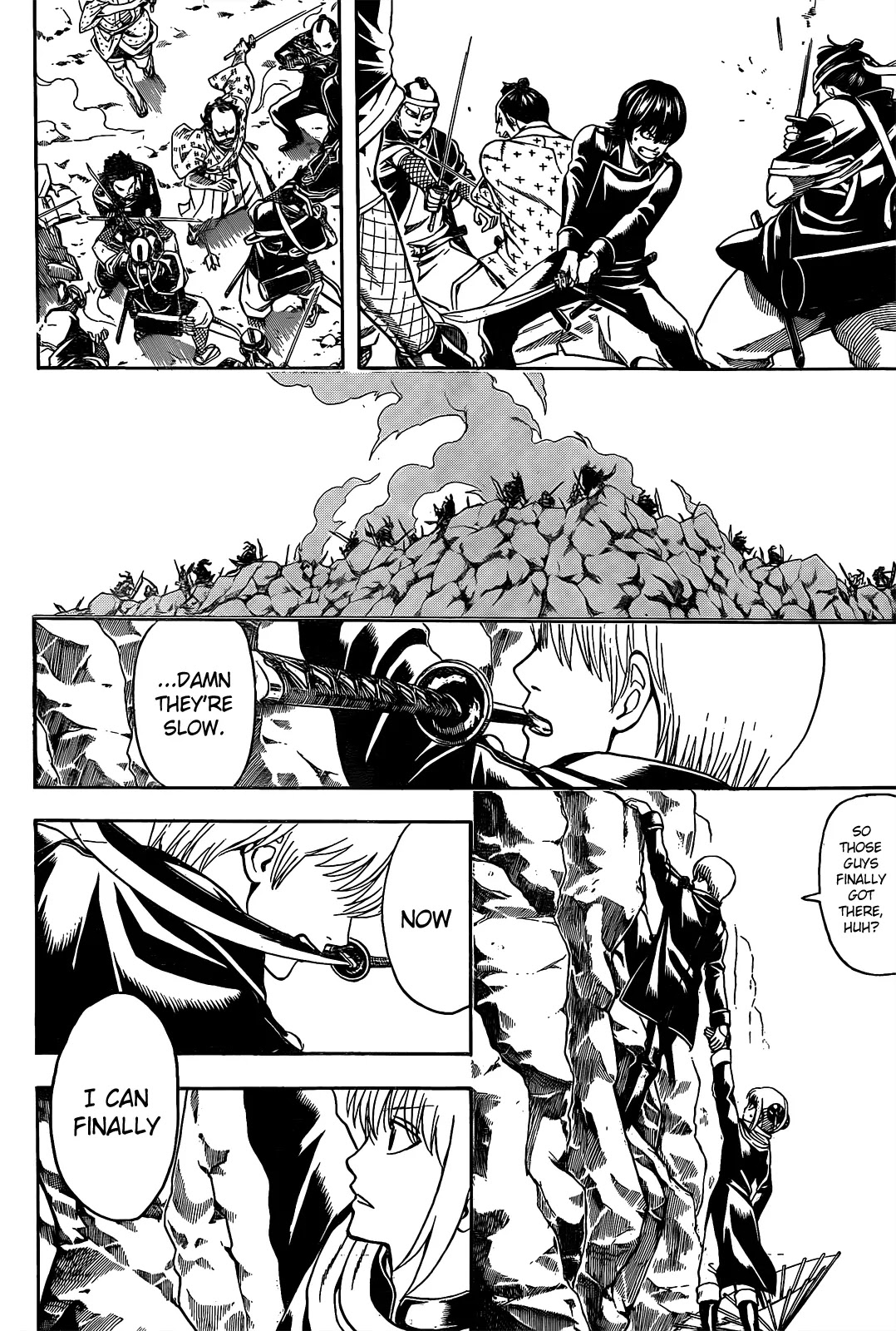 Gintama Chapter 535 page 6 - Chapter 535 : Shinsengumi Kyokuchuu Hatto Article 47