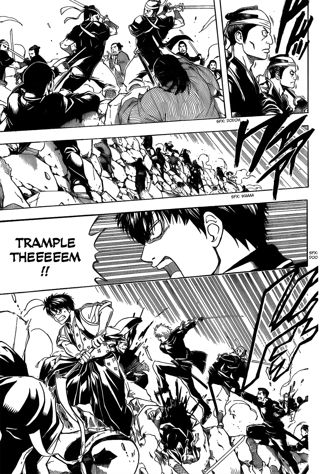 Gintama Chapter 535 page 9 - Chapter 535 : Shinsengumi Kyokuchuu Hatto Article 47
