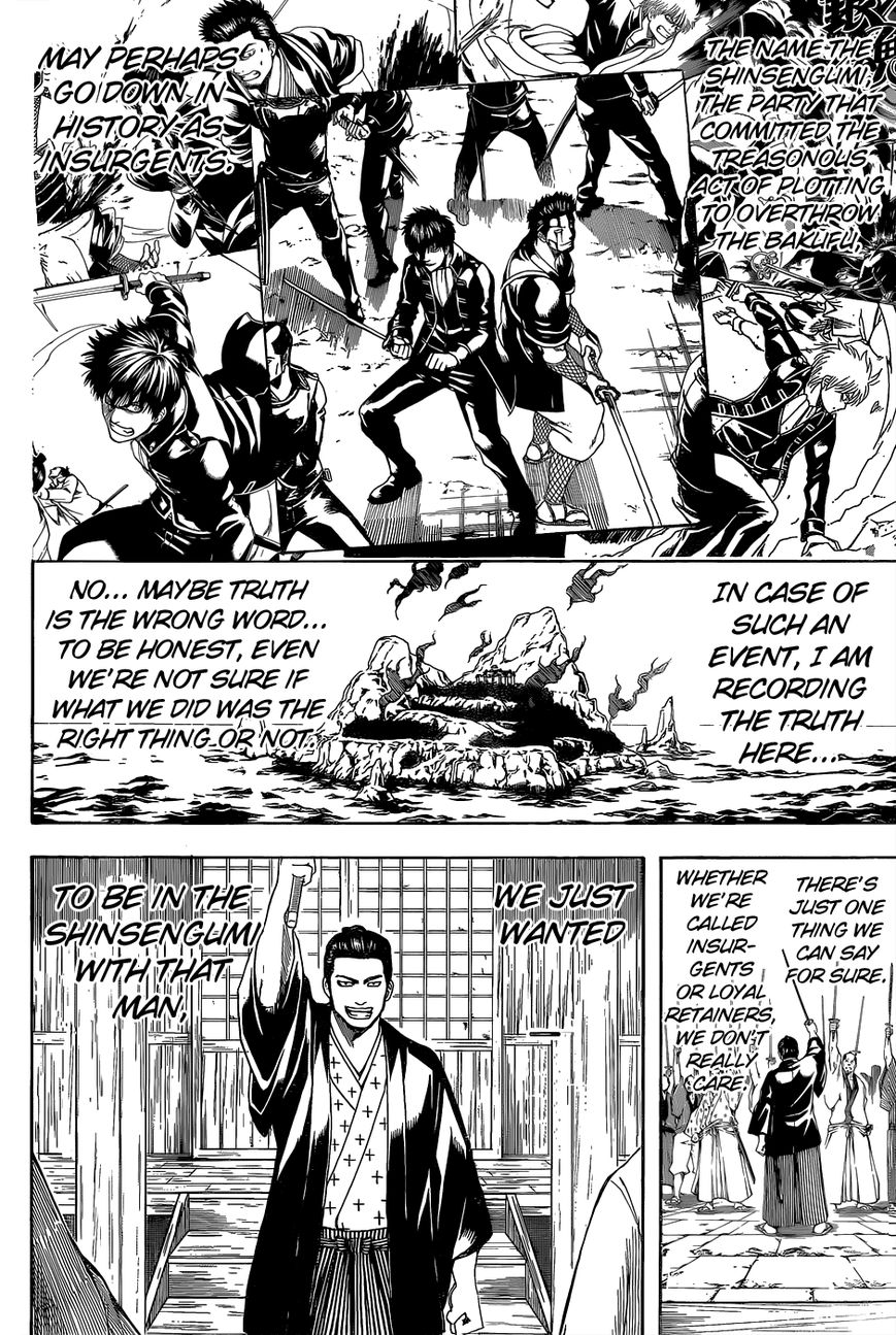 Gintama Chapter 550 page 2 - Chapter 550 : Farewell Shinsengumi