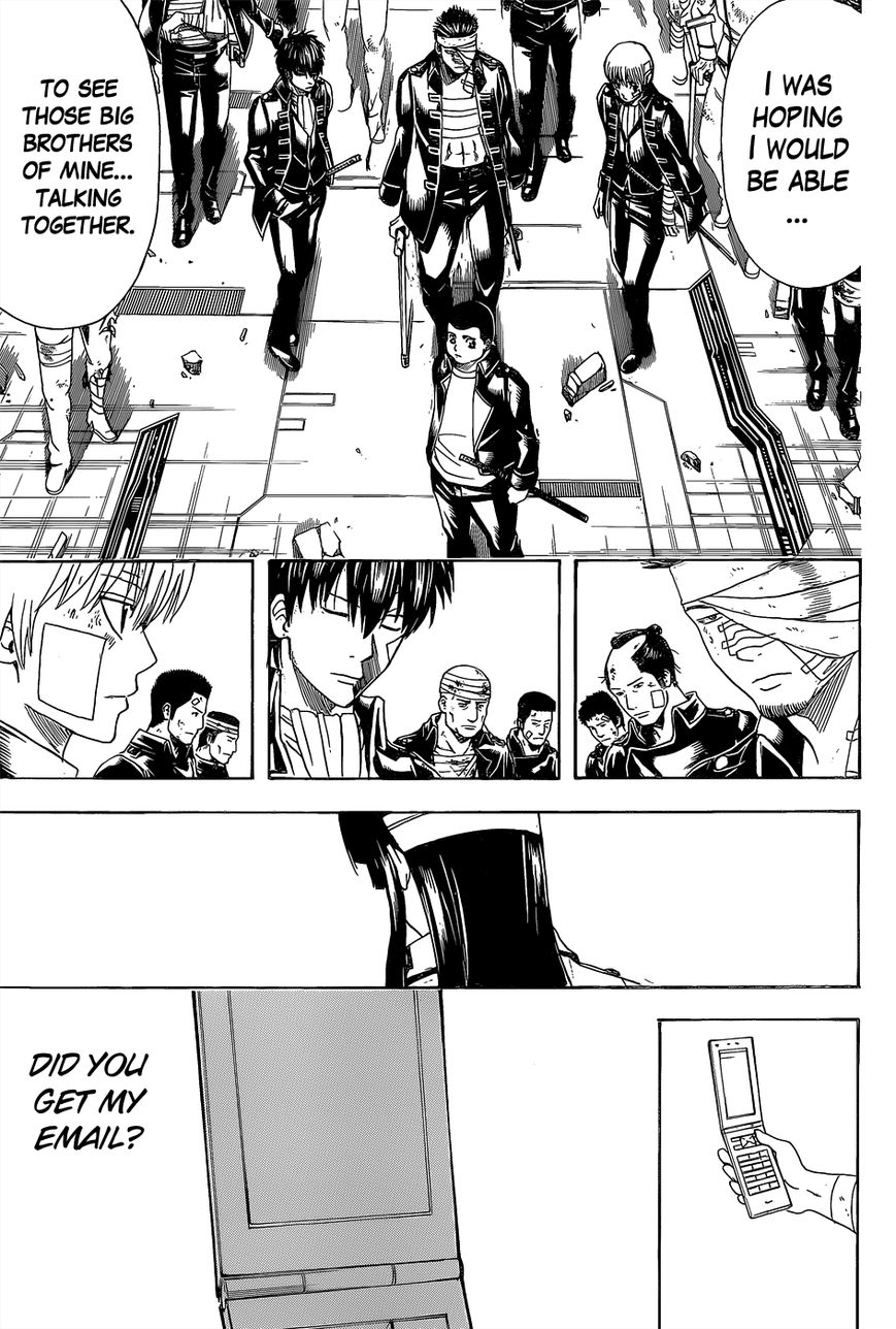 Gintama Chapter 550 page 9 - Chapter 550 : Farewell Shinsengumi