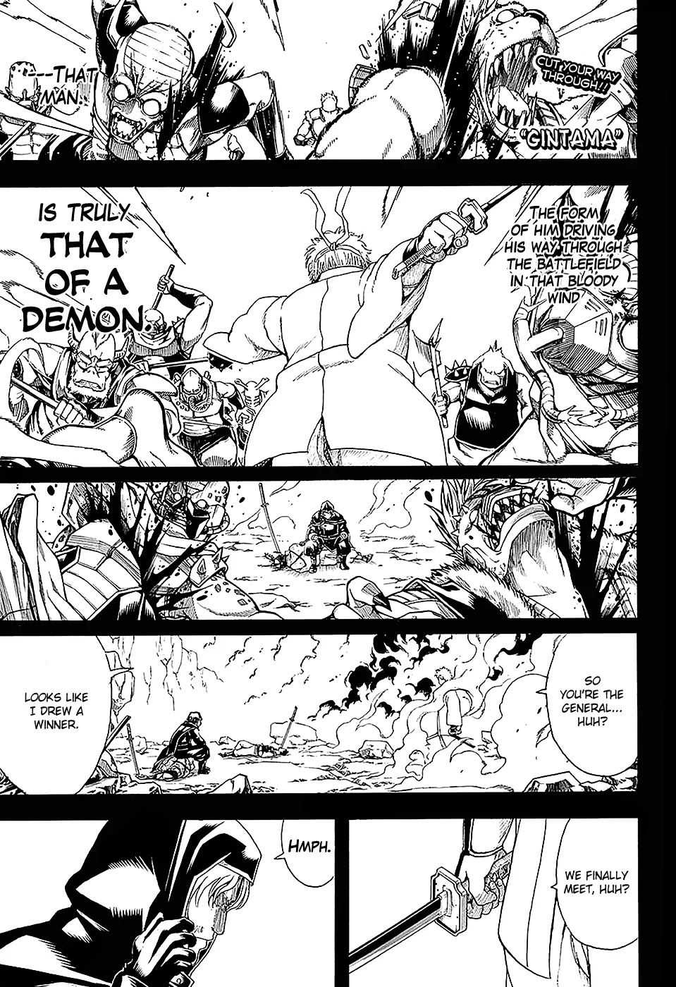 Gintama Chapter 570 page 1 - Chapter 570 : Pit of the Stomach (Abyss of the Innards)