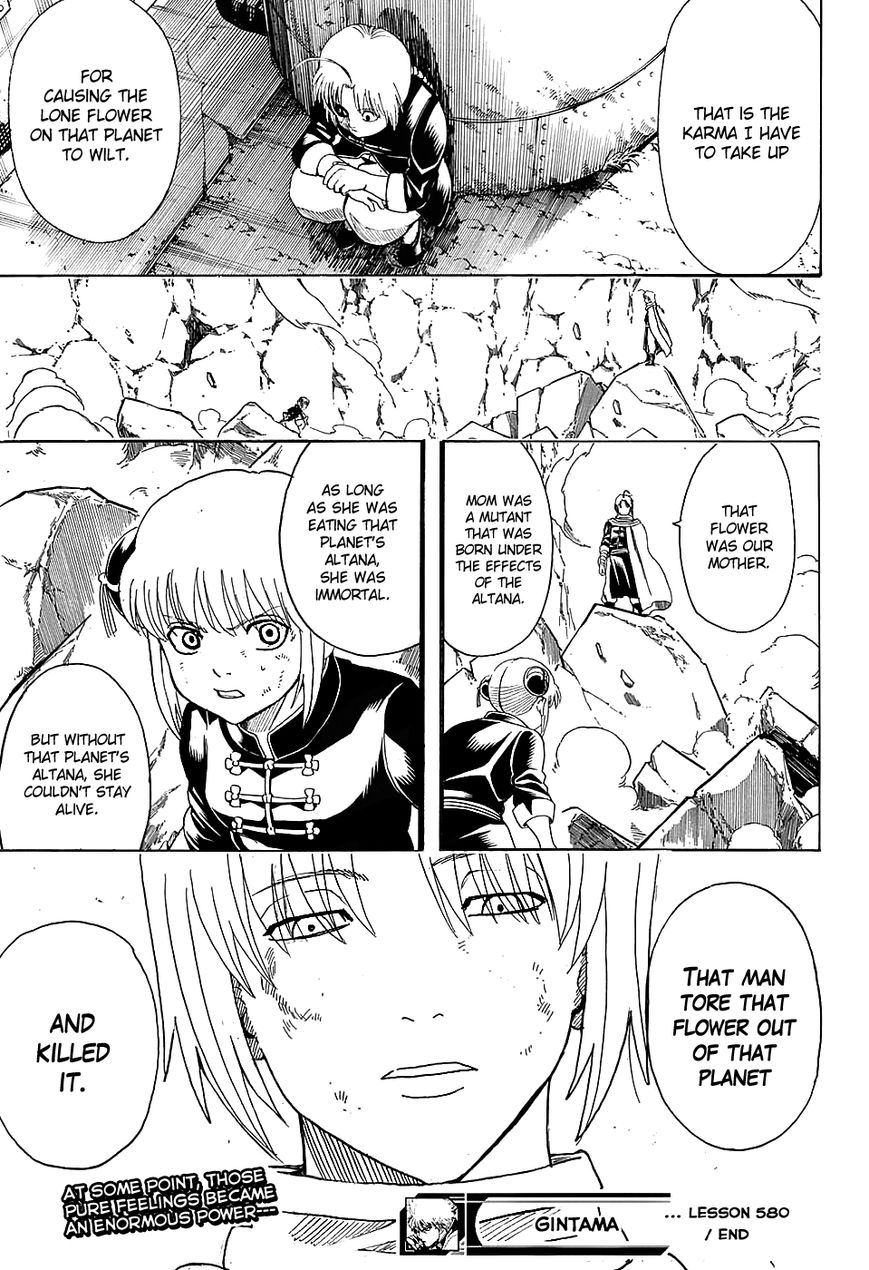 Gintama Chapter 580 page 19 - Chapter 580 : Wilted Flower