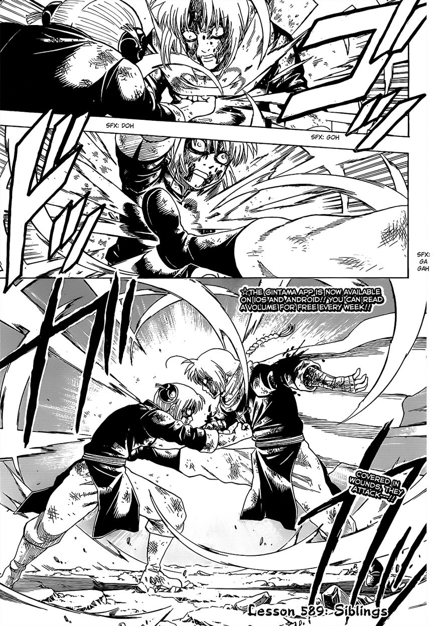 Gintama Chapter 589 page 2 - Chapter 589 : Siblings