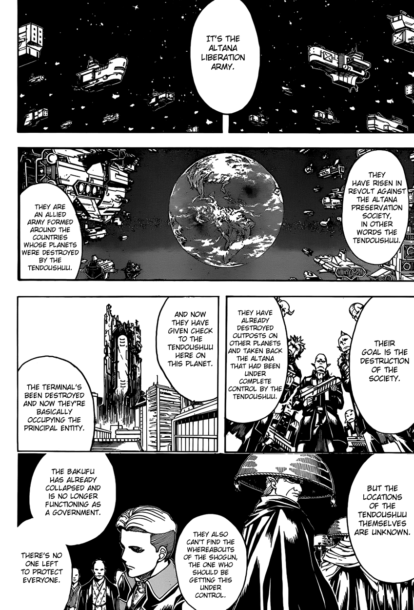 Gintama Chapter 596 page 10 - Chapter 596 : Even if a Natural Perm Gets Limp and Bent, It'll Eventually Spring B...