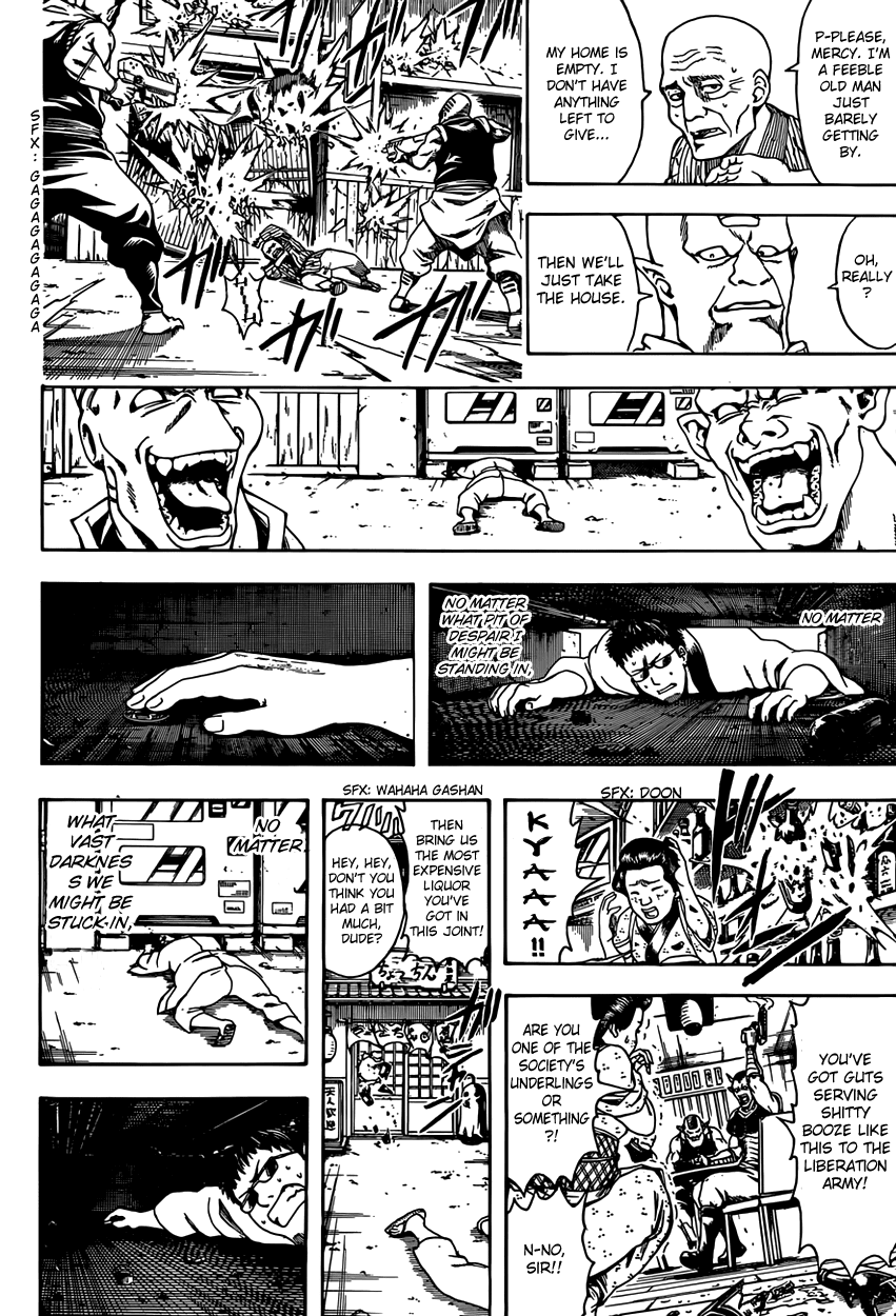Gintama Chapter 596 page 14 - Chapter 596 : Even if a Natural Perm Gets Limp and Bent, It'll Eventually Spring B...