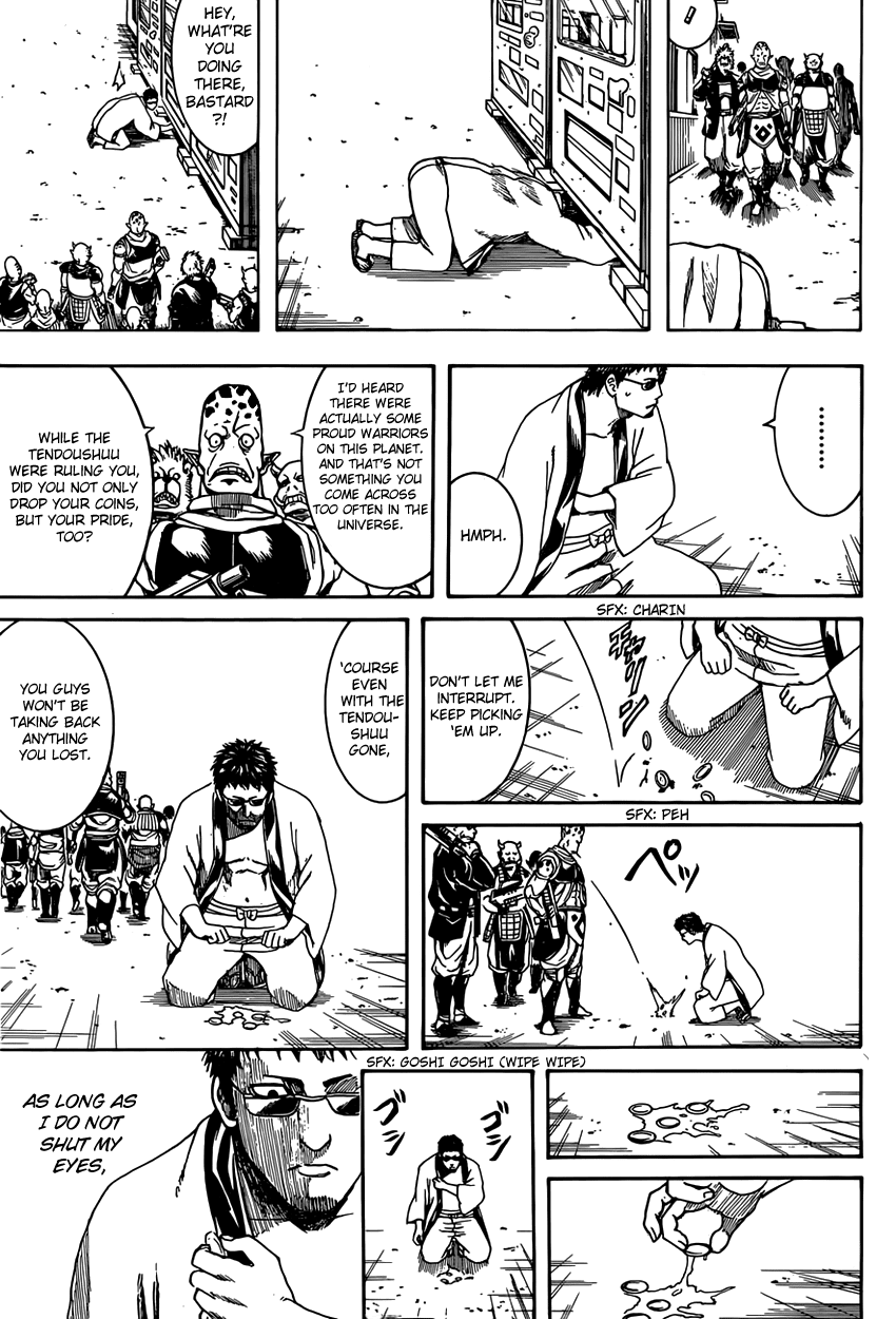 Gintama Chapter 596 page 15 - Chapter 596 : Even if a Natural Perm Gets Limp and Bent, It'll Eventually Spring B...
