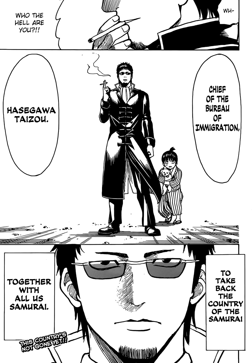 Gintama Chapter 596 page 19 - Chapter 596 : Even if a Natural Perm Gets Limp and Bent, It'll Eventually Spring B...