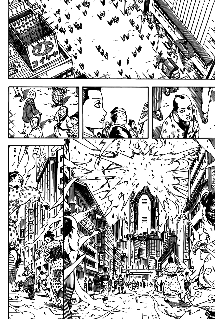 Gintama Chapter 596 page 6 - Chapter 596 : Even if a Natural Perm Gets Limp and Bent, It'll Eventually Spring B...