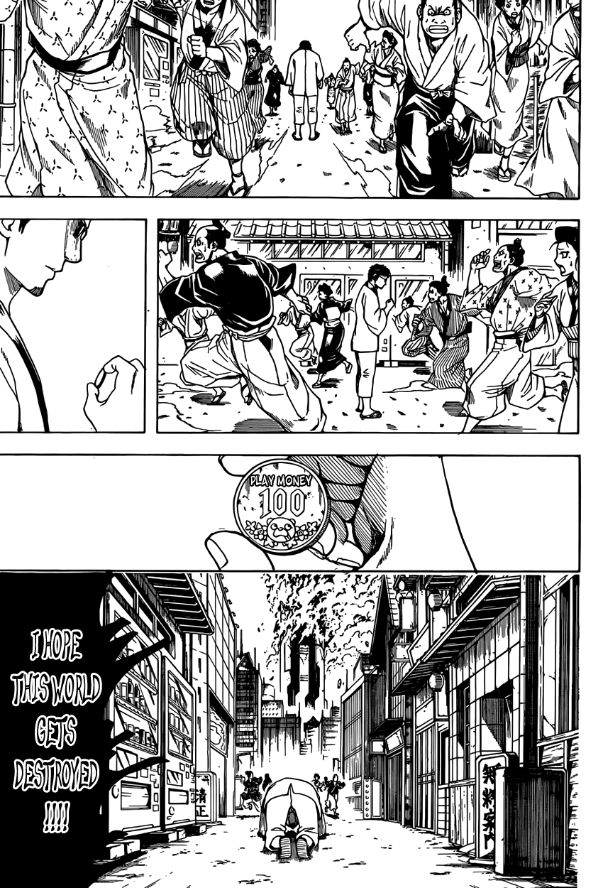 Gintama Chapter 596 page 7 - Chapter 596 : Even if a Natural Perm Gets Limp and Bent, It'll Eventually Spring B...