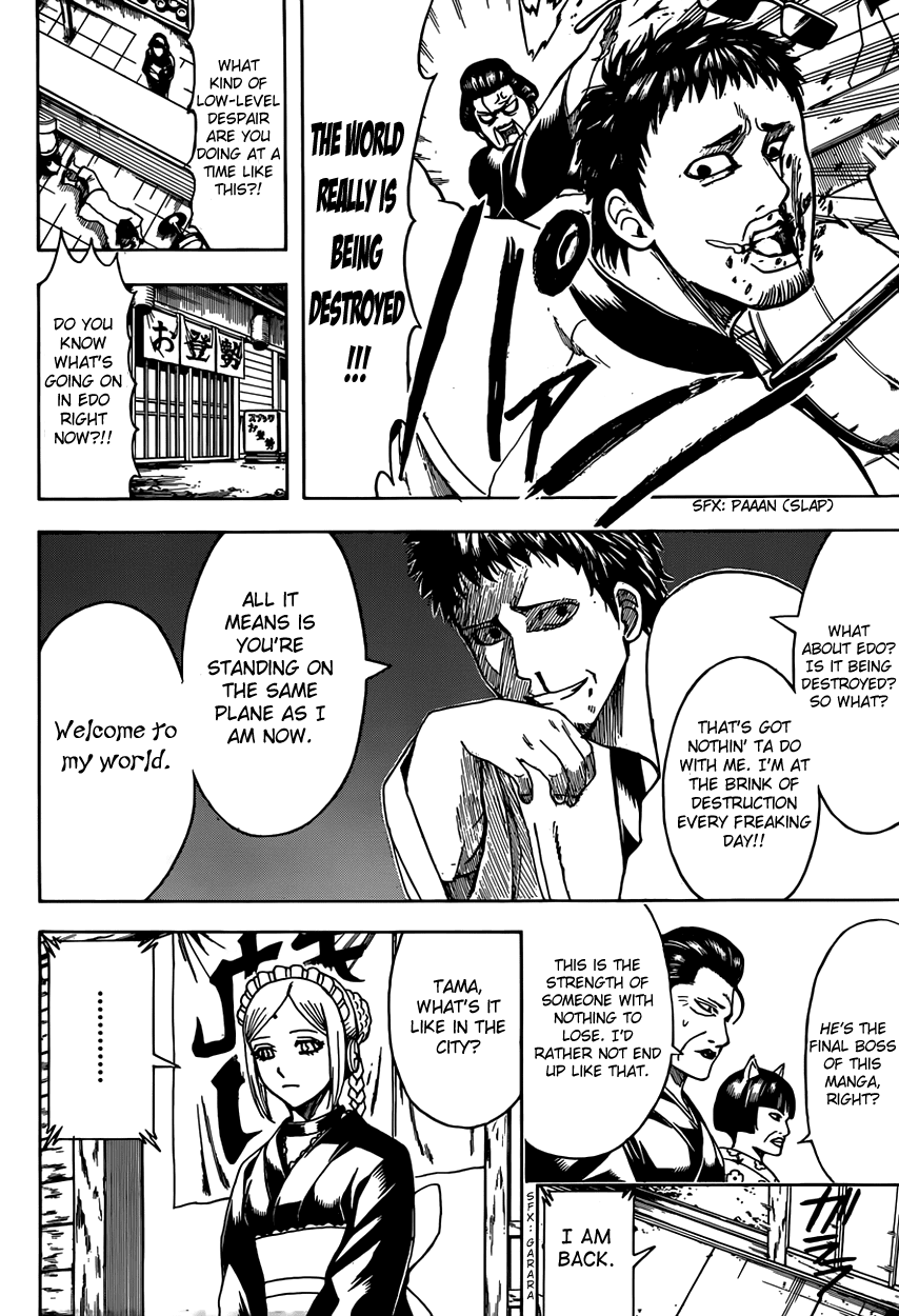 Gintama Chapter 596 page 8 - Chapter 596 : Even if a Natural Perm Gets Limp and Bent, It'll Eventually Spring B...