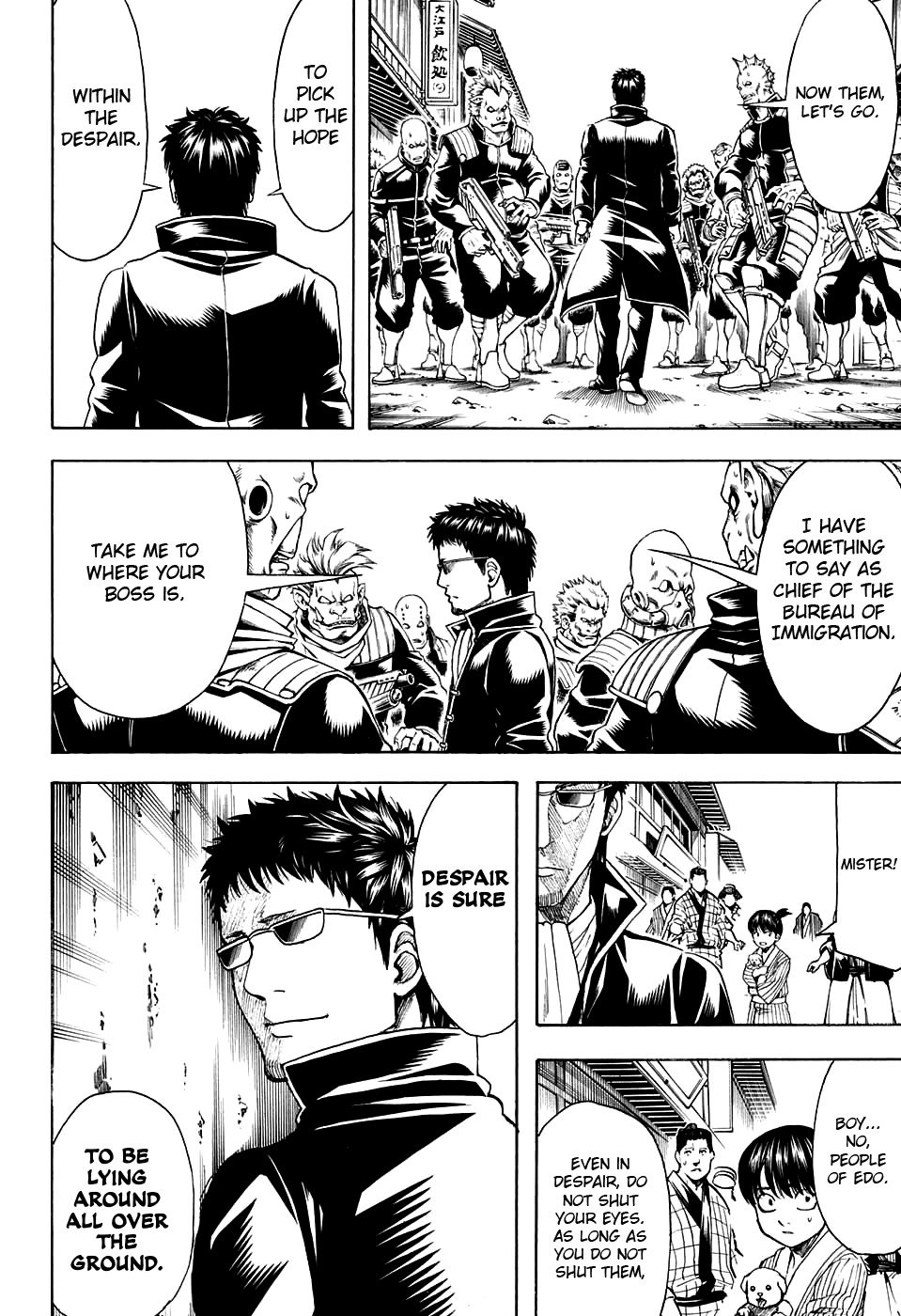 Gintama Chapter 597 page 10 - Chapter 597 : Even if a Natural Perm Gets Limp and Bent, It'll Eventually Spring B...