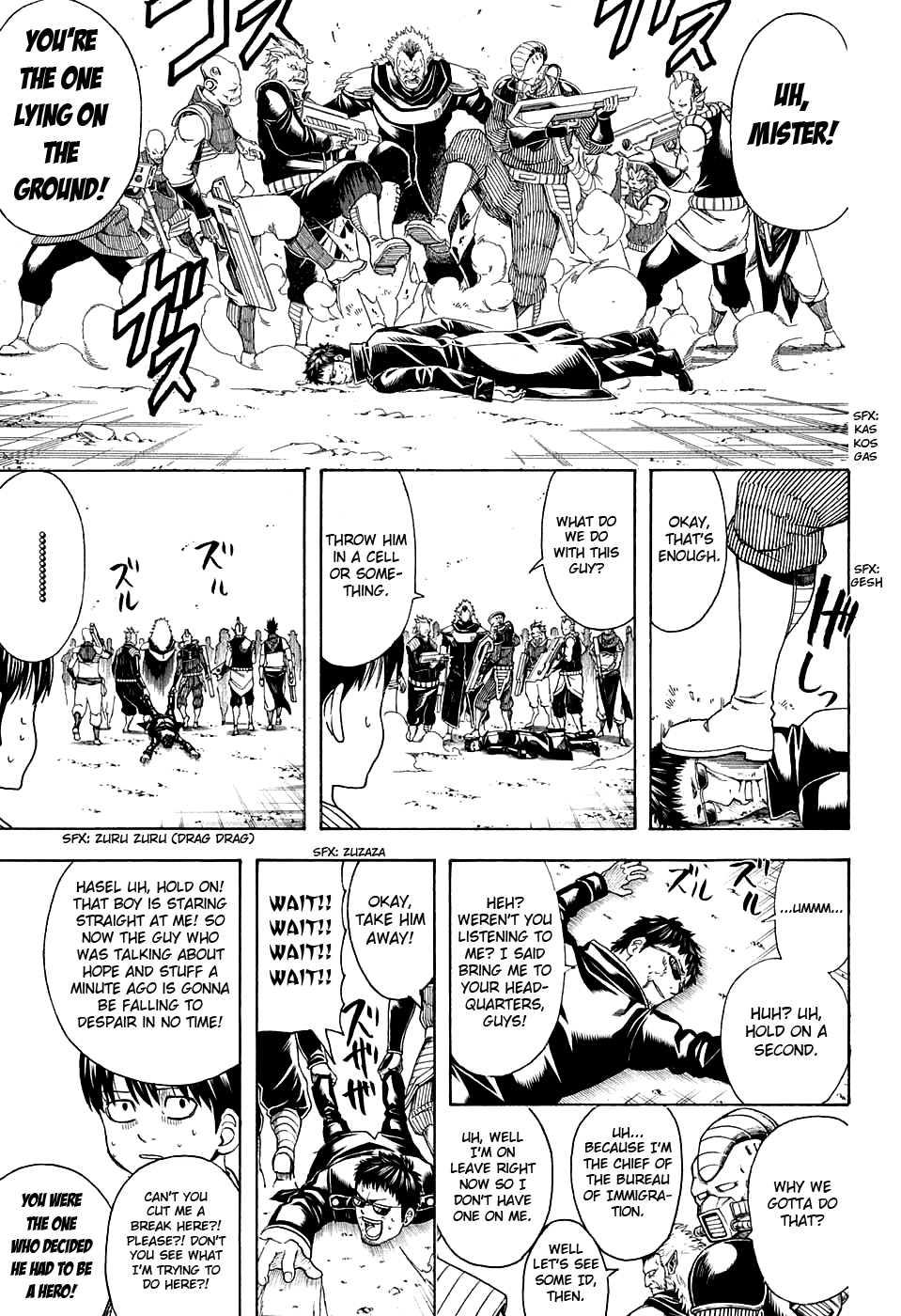 Gintama Chapter 597 page 11 - Chapter 597 : Even if a Natural Perm Gets Limp and Bent, It'll Eventually Spring B...