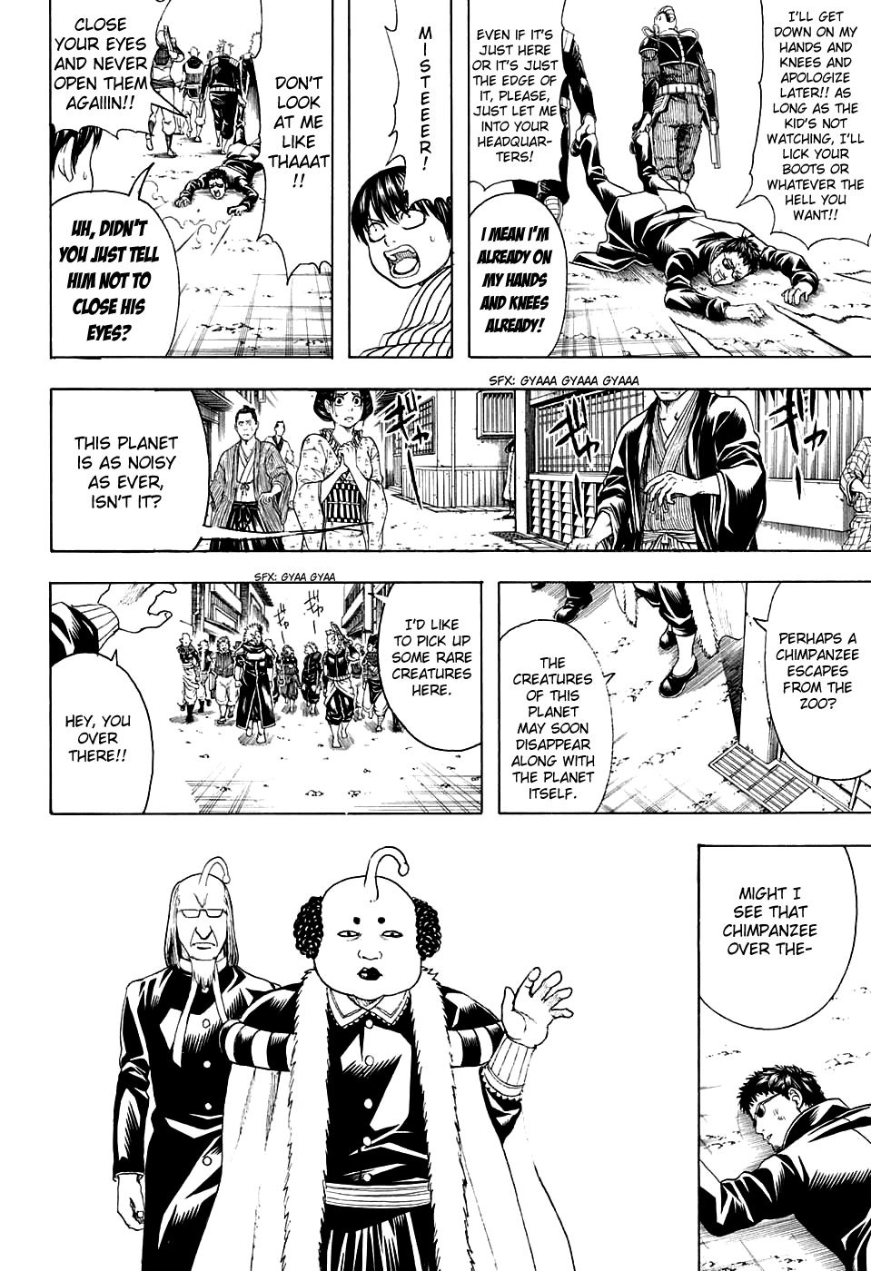 Gintama Chapter 597 page 12 - Chapter 597 : Even if a Natural Perm Gets Limp and Bent, It'll Eventually Spring B...
