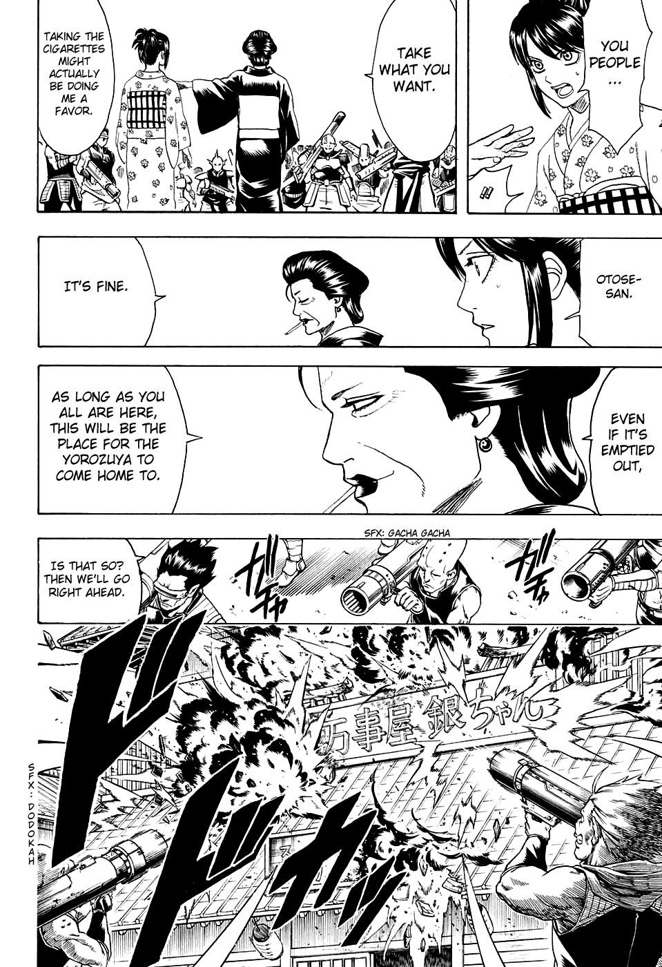 Gintama Chapter 597 page 14 - Chapter 597 : Even if a Natural Perm Gets Limp and Bent, It'll Eventually Spring B...