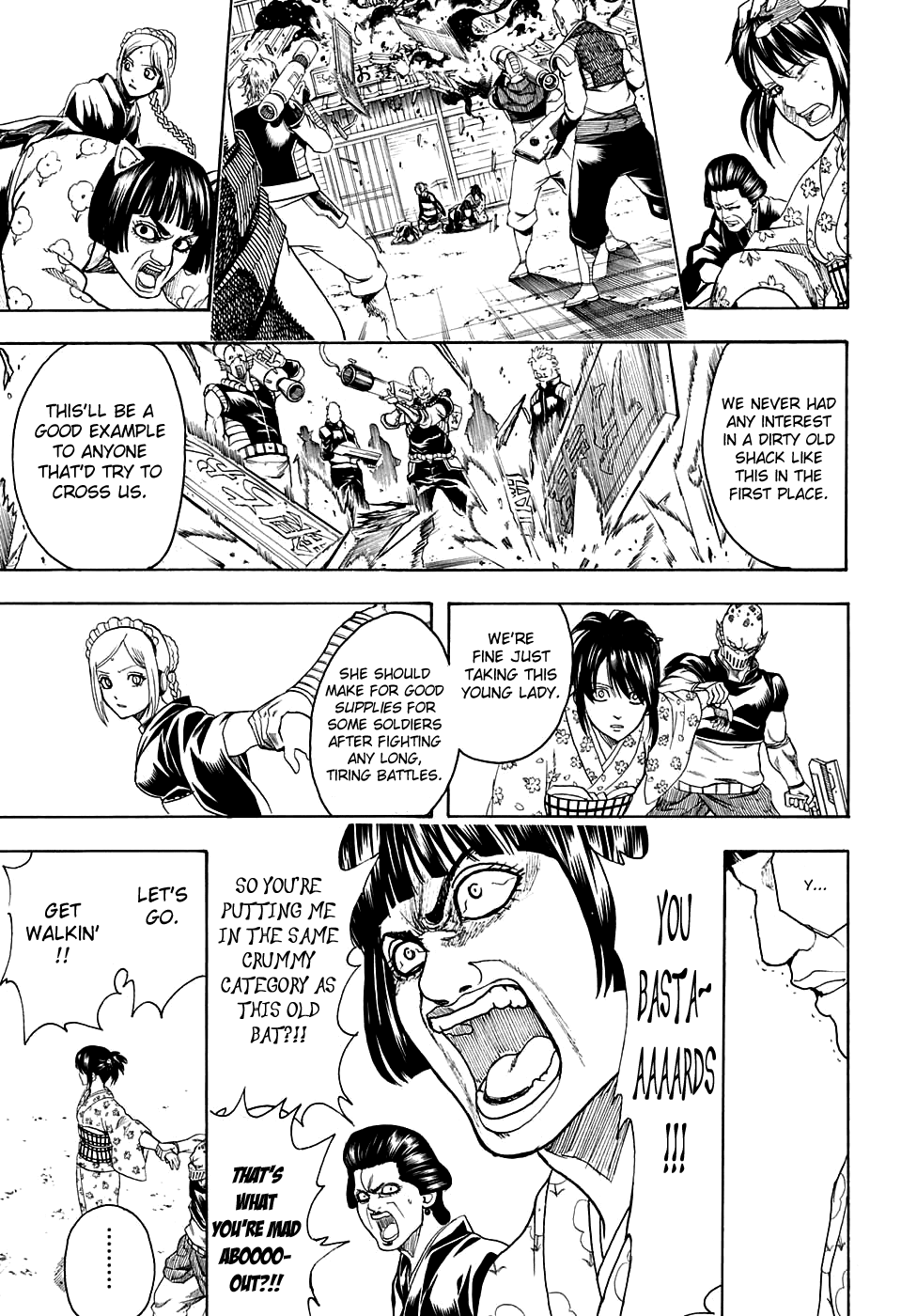 Gintama Chapter 597 page 15 - Chapter 597 : Even if a Natural Perm Gets Limp and Bent, It'll Eventually Spring B...