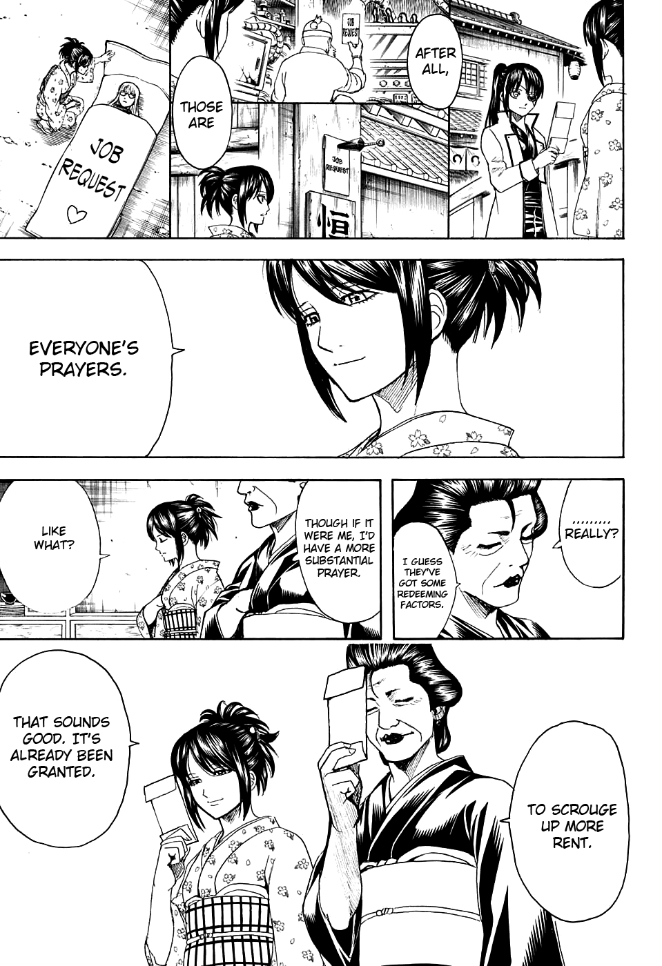 Gintama Chapter 597 page 3 - Chapter 597 : Even if a Natural Perm Gets Limp and Bent, It'll Eventually Spring B...
