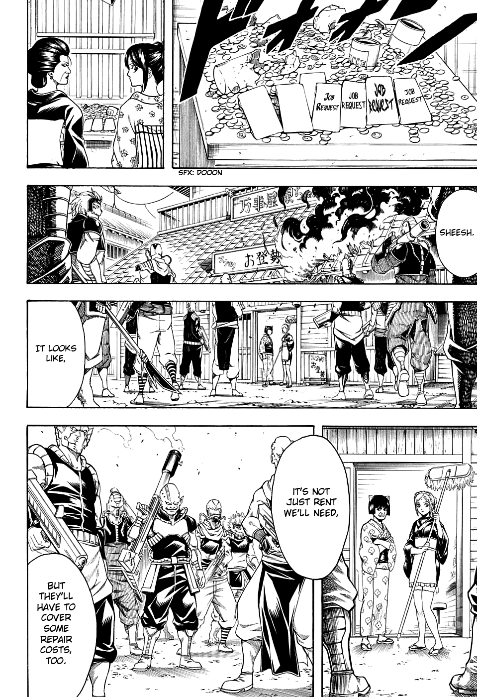 Gintama Chapter 597 page 4 - Chapter 597 : Even if a Natural Perm Gets Limp and Bent, It'll Eventually Spring B...
