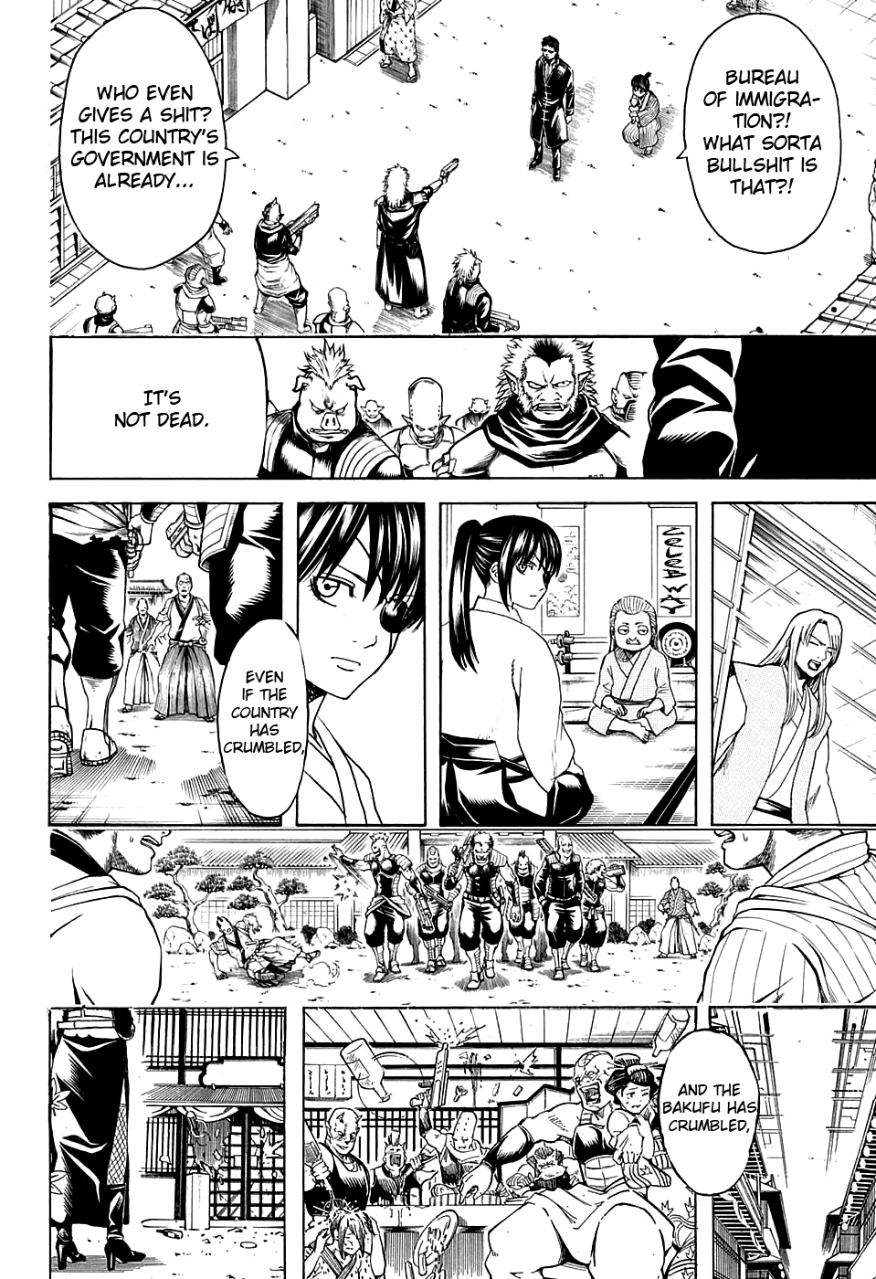 Gintama Chapter 597 page 6 - Chapter 597 : Even if a Natural Perm Gets Limp and Bent, It'll Eventually Spring B...
