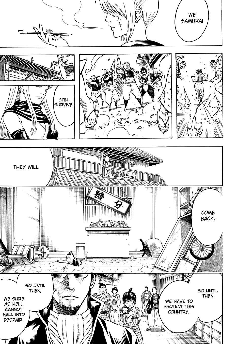Gintama Chapter 597 page 7 - Chapter 597 : Even if a Natural Perm Gets Limp and Bent, It'll Eventually Spring B...