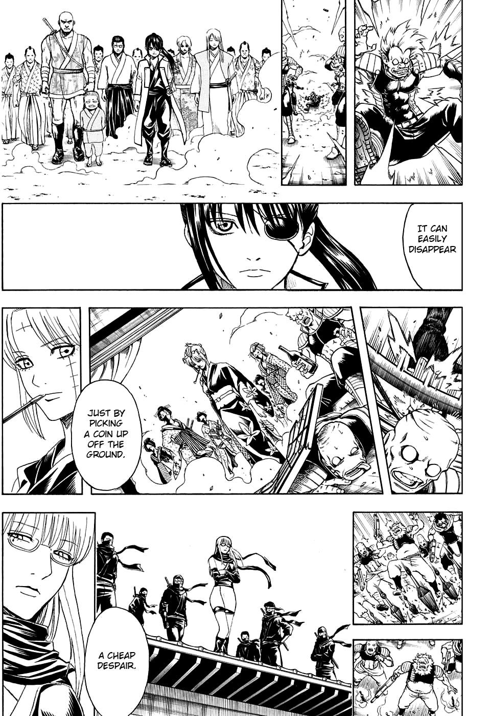Gintama Chapter 597 page 9 - Chapter 597 : Even if a Natural Perm Gets Limp and Bent, It'll Eventually Spring B...