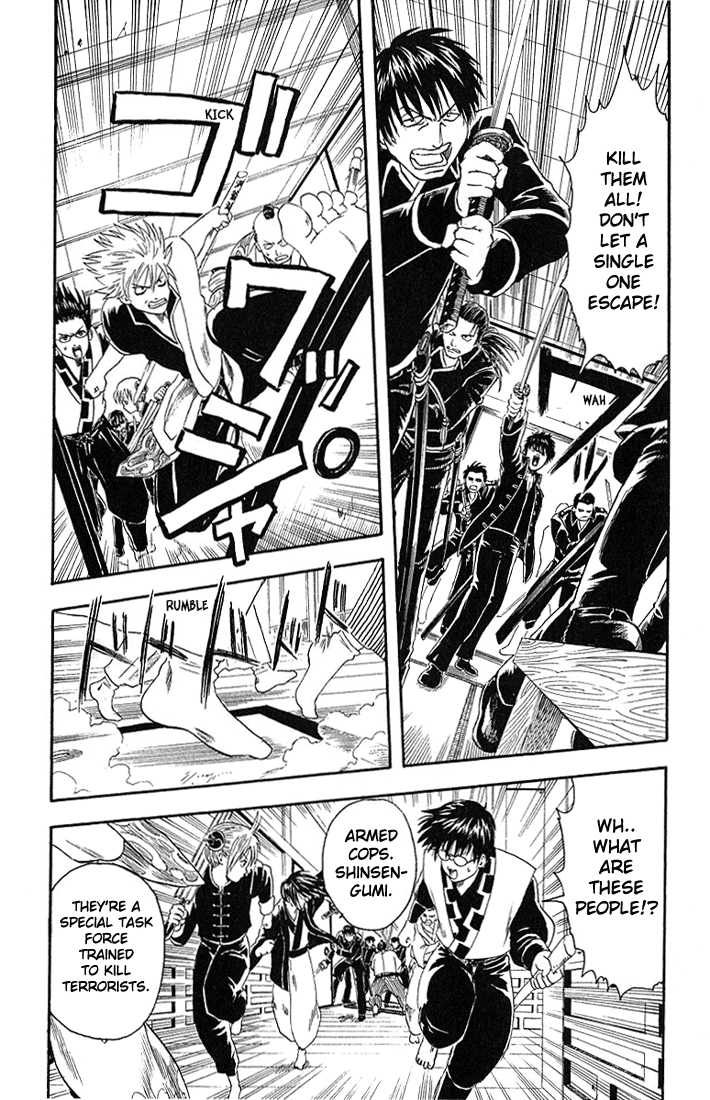 Gintama Chapter 6 page 8 - Chapter 6 : If you guys have time to be terrorist take Pero for a walk.