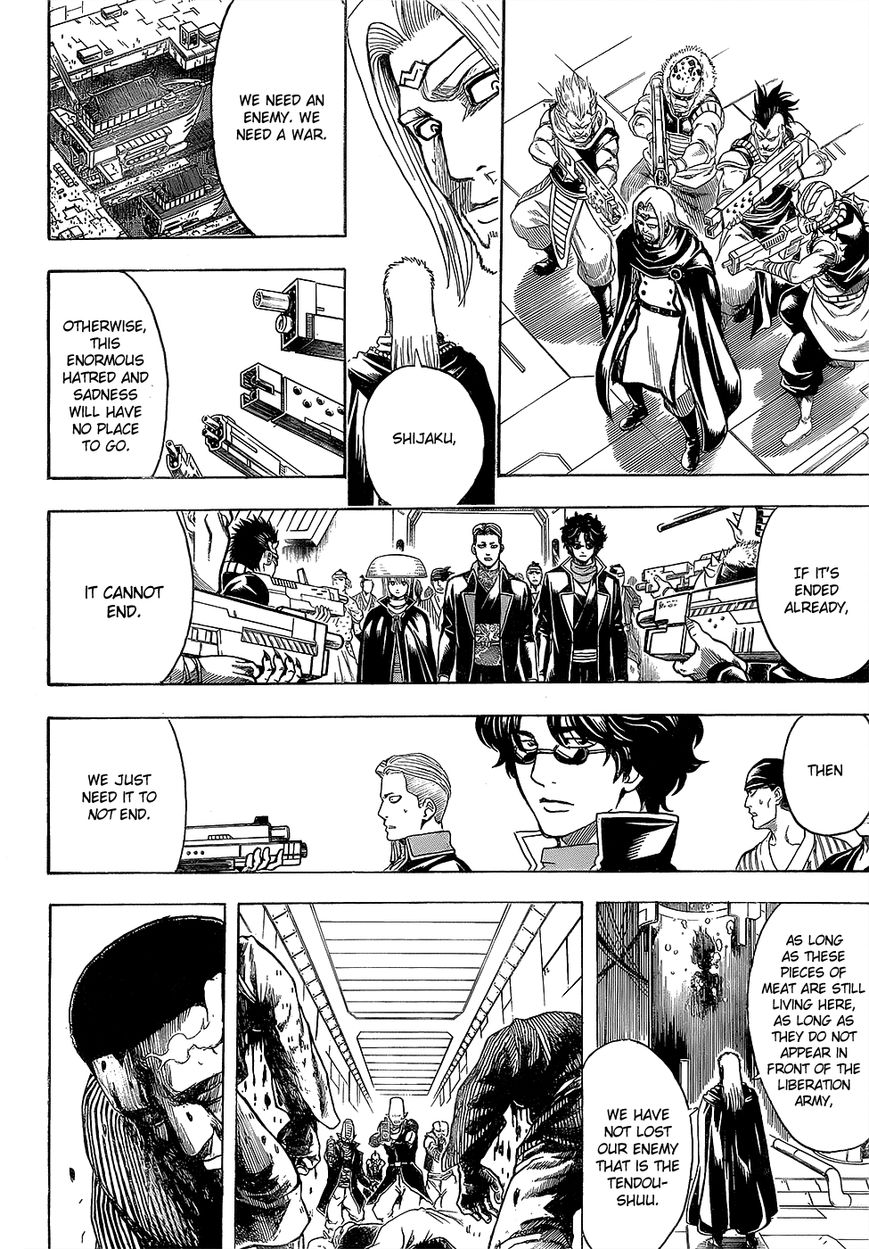 Gintama Chapter 602 page 18 - Chapter 602 : Delinquent Kids Have Long Hair Going Down the Backs of Their Necks