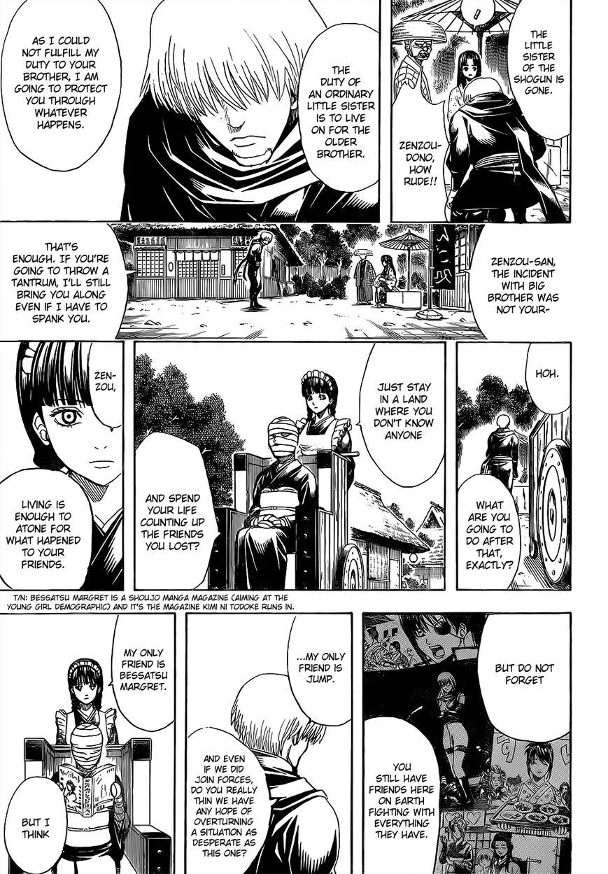 Gintama Chapter 603 page 11 - Chapter 603 : Ninjas and Idiots like High Places