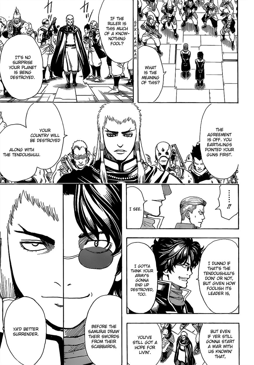 Gintama Chapter 603 page 13 - Chapter 603 : Ninjas and Idiots like High Places