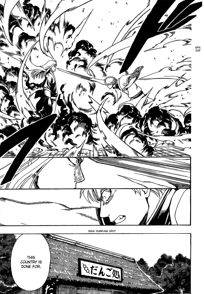 Gintama Chapter 603 page 9 - Chapter 603 : Ninjas and Idiots like High Places