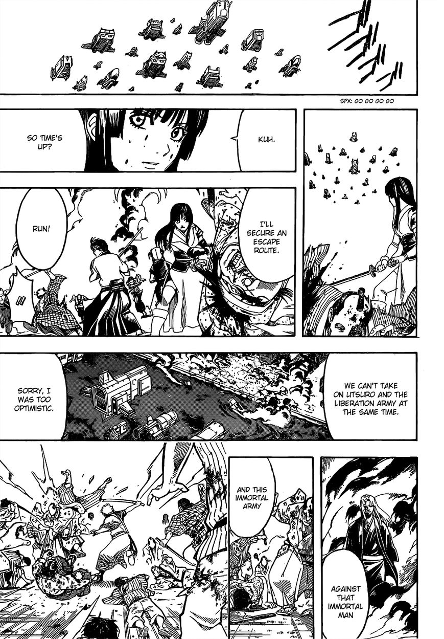 Gintama Chapter 604 page 13 - Chapter 604 : The Difference Between Tenacious and Obstinate is Paper Thin