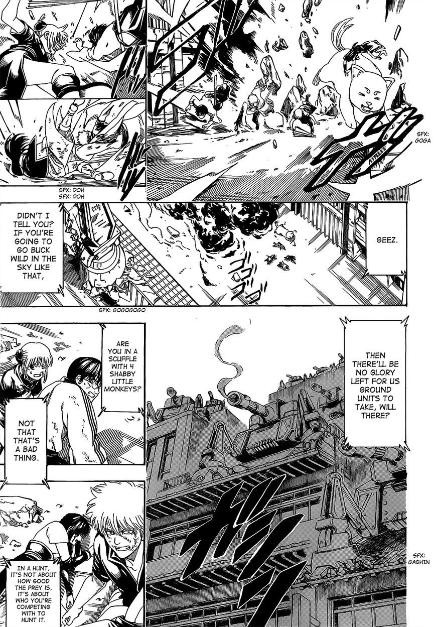 Gintama Chapter 605 page 16 - Chapter 605 : When You Wear a Headband, You Look Ready to Take an Exam