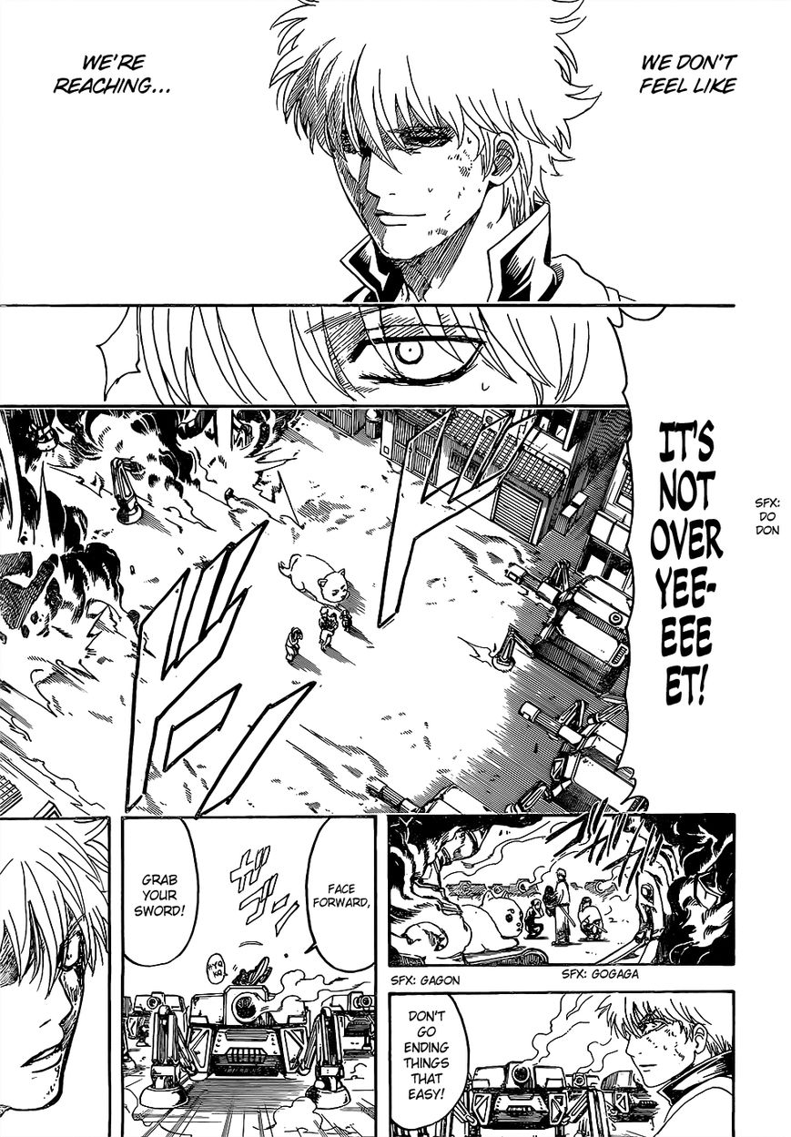 Gintama Chapter 605 page 18 - Chapter 605 : When You Wear a Headband, You Look Ready to Take an Exam