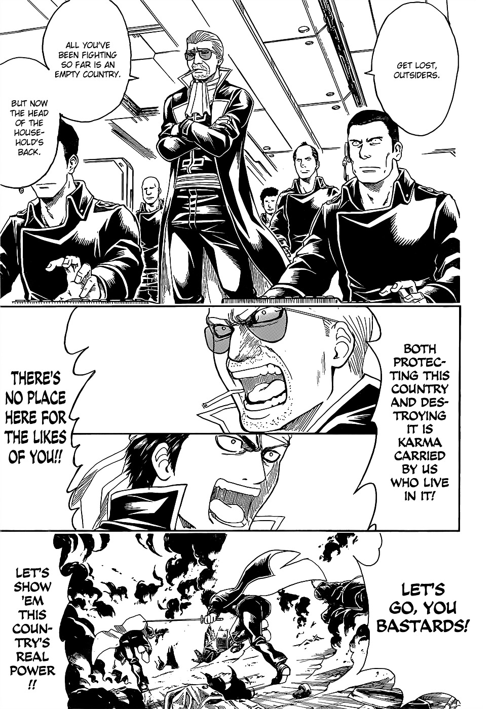 Gintama Chapter 606 page 11 - Chapter 606 : People that Lecture Others About Not Smoking Can't Give it up Themse...